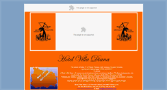 Desktop Screenshot of hotelvilladiana.com