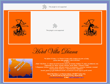 Tablet Screenshot of hotelvilladiana.com